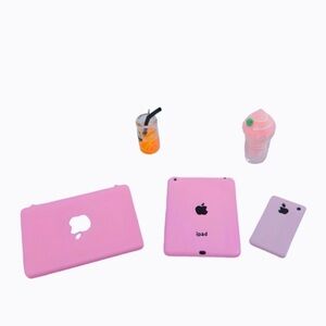 Pink Tech‎ for Tiny Dolls: Laptop, Tablet, and Smartphone Set